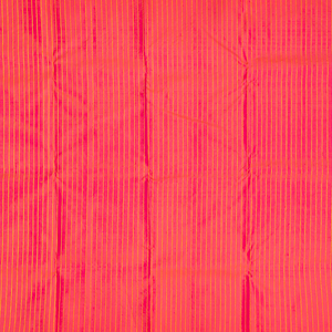 Sandal Handloom Kanchipuram Korvai Silk Saree With Temple Border-Sandal