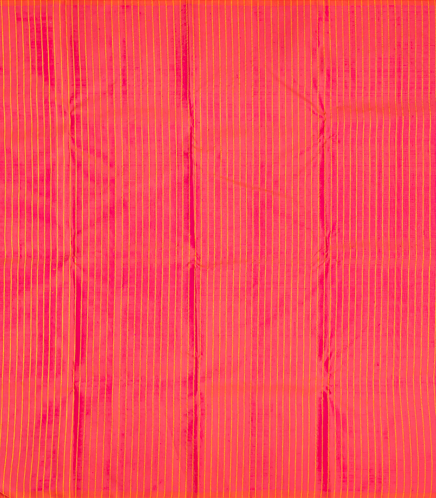 Sandal Handloom Kanchipuram Korvai Silk Saree With Temple Border-Sandal