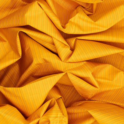 Yellow Handloom Kanchipuram Korvai Silk Saree With Purple Border-Yellow