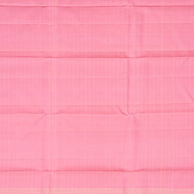 Multi Colour Handloom Kanchipuram Silk Saree With Checks-Multi colour