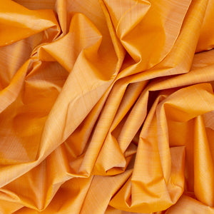 Sandal Handloom Kanchipuram Korvai Silk Saree With Temple Border-Sandal