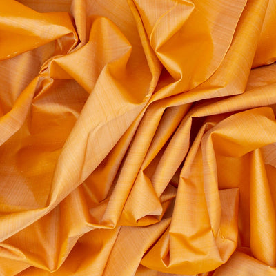 Sandal Handloom Kanchipuram Korvai Silk Saree With Temple Border-Sandal