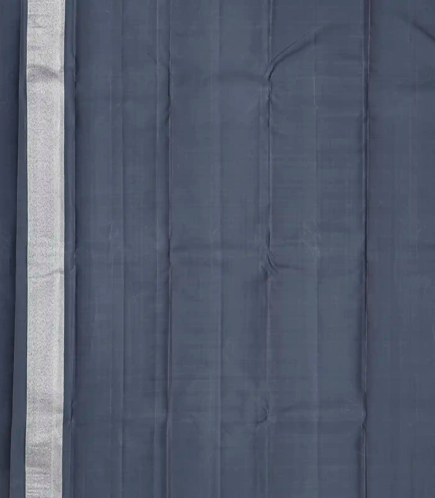 Bubble-gum Pink Handloom Kanchipuram korvai Silk Saree With Grey Border-BubbleGum Pink