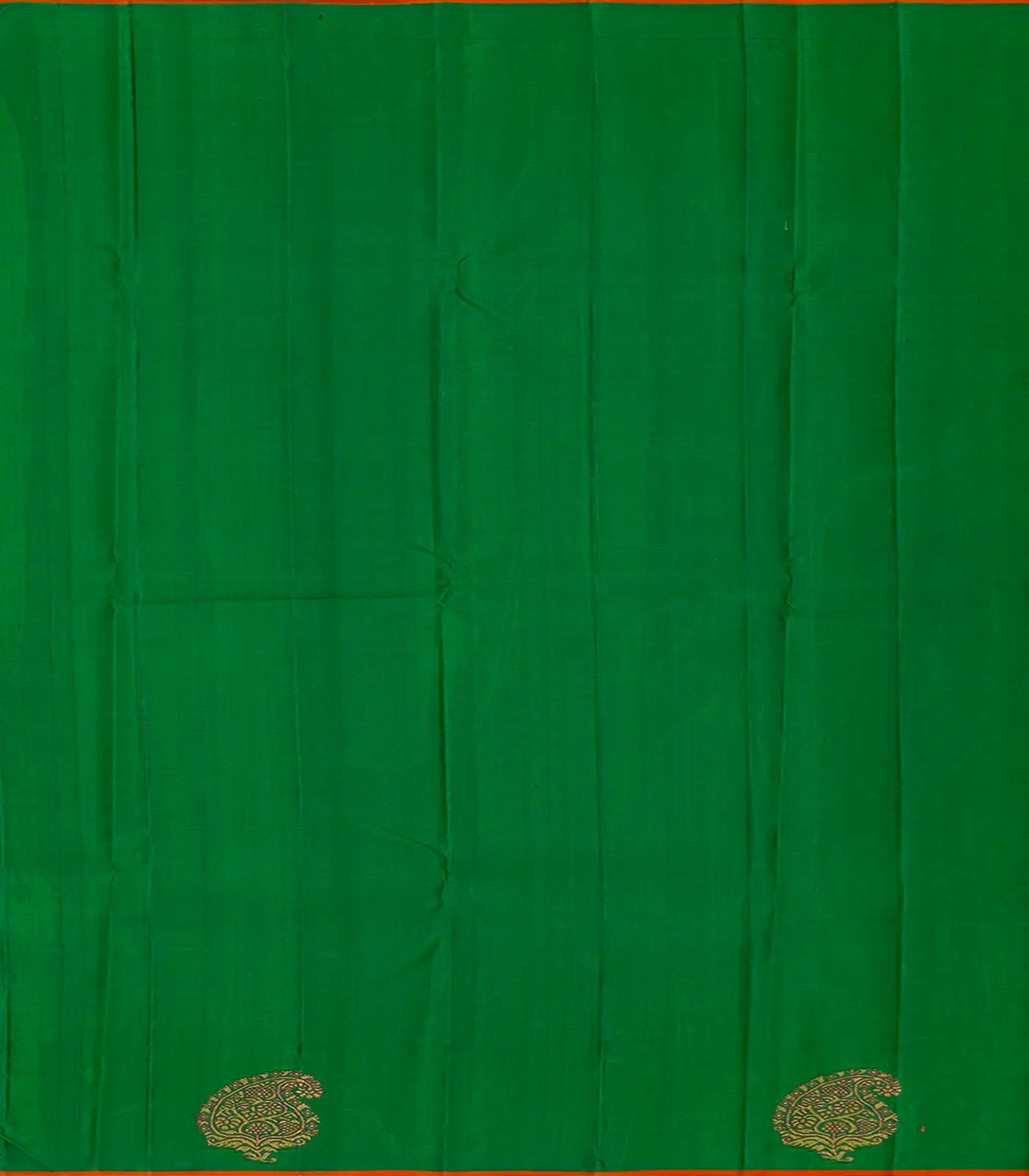 Magenta Handloom Kanchipuram Silk Saree With Stripes & Buttas-Magenta