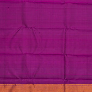 Black Handloom Kanchipuram Korvai Silk Saree With Jasmine Bud Buttas-Black