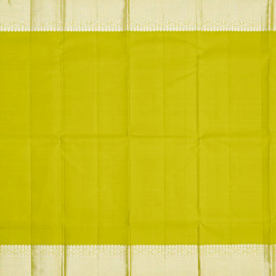 Hot Pink Handloom Kanchipuram Korvai Silk Saree With Stripes-Hot Pink