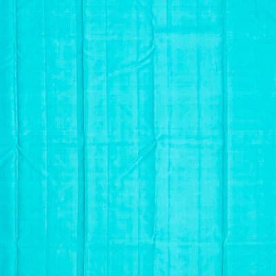 Mustard Handloom Kanchipuram Silk Saree With Stripes-Mustard