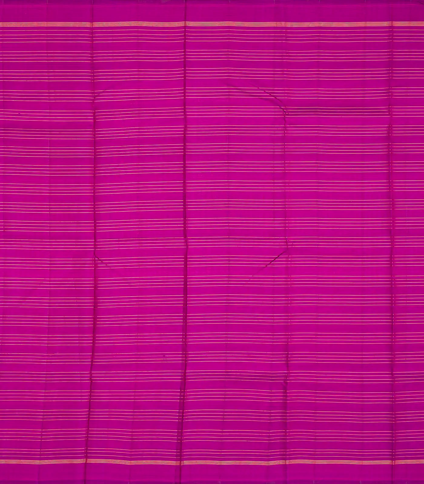 Hot Pink Handloom Kanchipuram Silk Saree With Zari Checks-Hot Pink