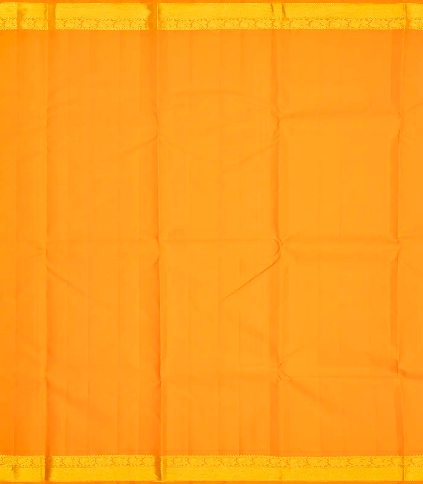 Dark Green Handloom Kanchipuram Korvai Silk Saree With Zari Buttas-Dark Green