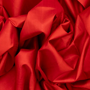 Red Handloom Kanchipuram Silk Saree With Corner Mango Butta-Red