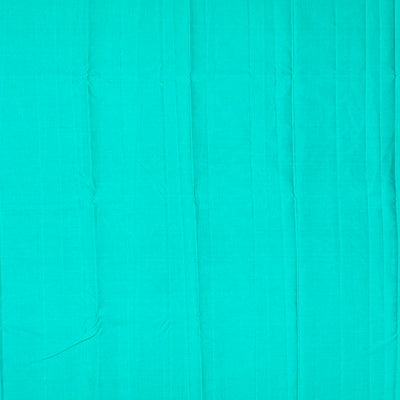 Bubble-gum Pink Handloom Kanchipuram Silk Saree With Stripes & Peacock Buttas-BubbleGum Pink