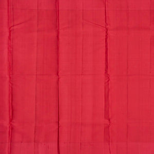 Taupe Handloom Kanchipuram Korvai Silk Saree With Crimson Border-Taupe