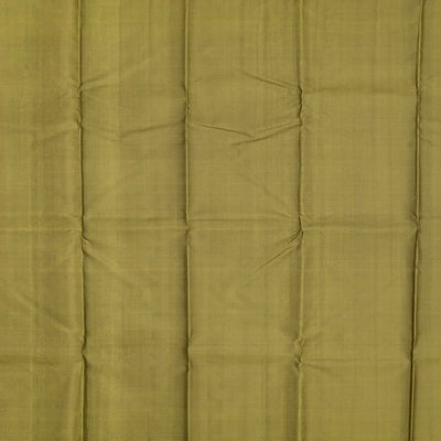 Red Handloom Kanchipuram Silk Saree With Gandaberunda Buttas-Red