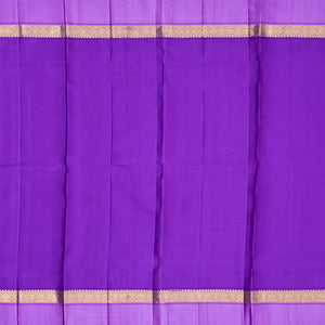 Baby Pink Handloom Kanchipuram Korvai Silk Saree With Zari Buttas-Baby Pink