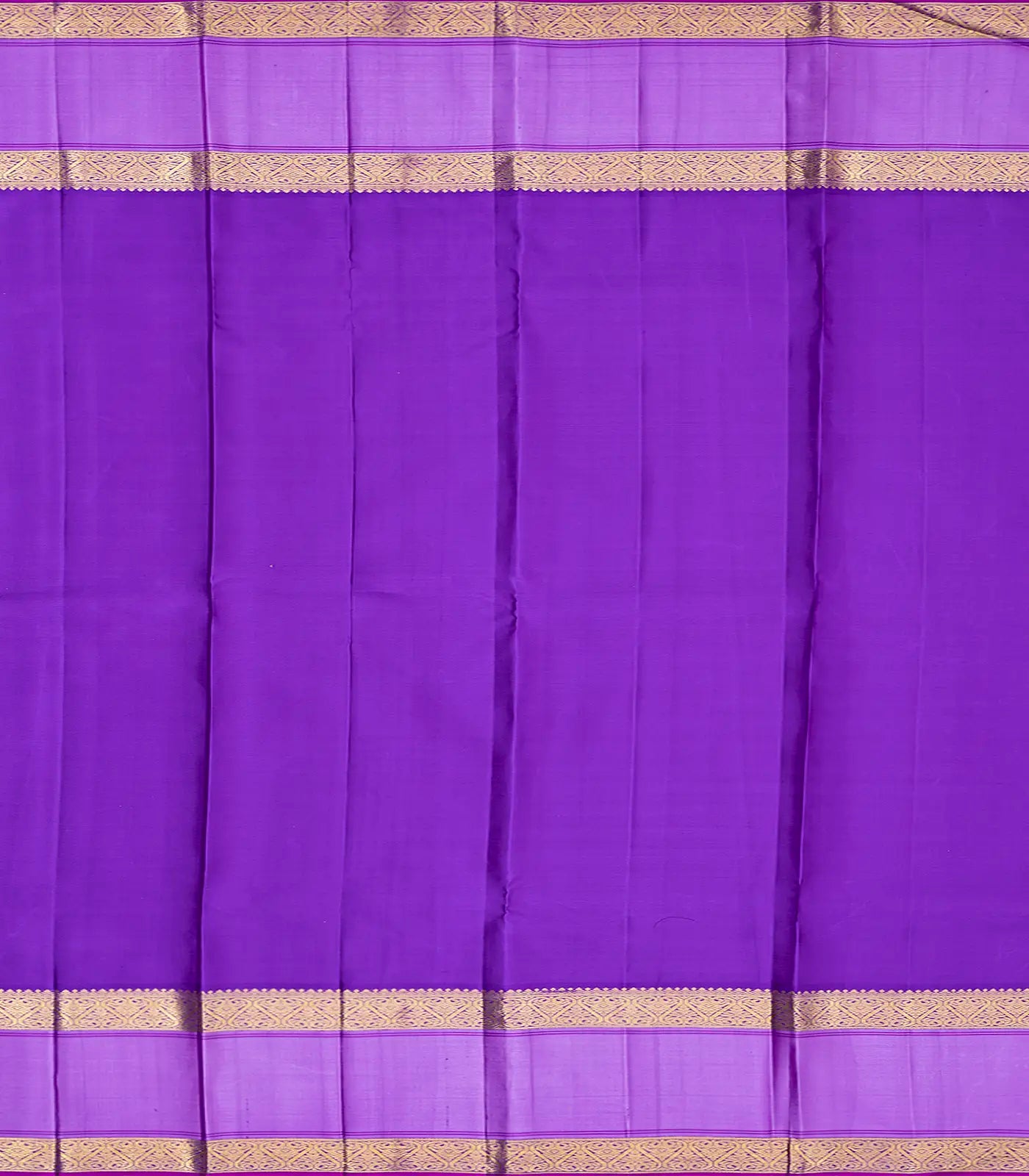 Baby Pink Handloom Kanchipuram Korvai Silk Saree With Zari Buttas-Baby Pink