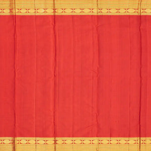 Baby Pink Handloom Kanchipuram Korvai Silk Saree With Annam Buttas-Baby Pink