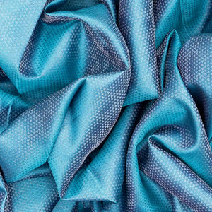 Blue Handloom Kanchipuram Silk Saree With Butterfly Motifs-Blue