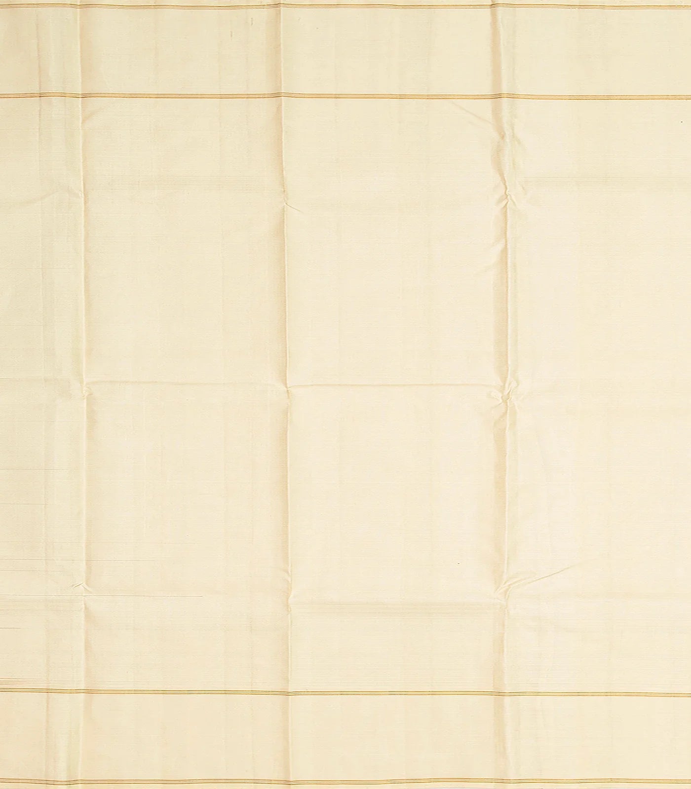 Taupe Handloom Kanchipuram Korvai Silk Saree With Black Checks-Taupe