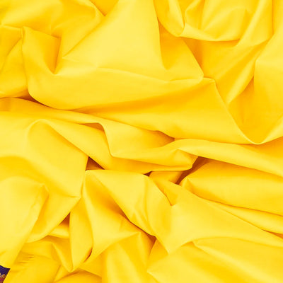 Lemon Yellow Handloom Kanchipuram Korvai Silk Saree With Purple Border-Lime Yellow