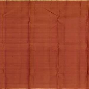Crimson Handwoven Kanchipuram Silk saree With Floral Motifs