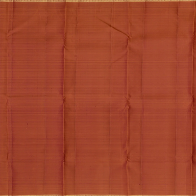 Crimson Handwoven Kanchipuram Silk saree With Floral Motifs