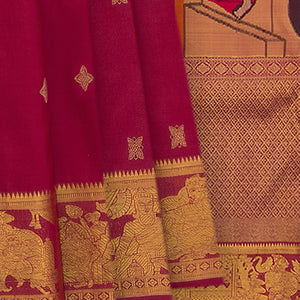 Crimson Handwoven Kanchipuram 