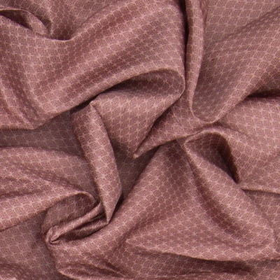 Dusty Pink Handwoven Kanchipuram Silk Saree With Paisley &Flower Motifs in Contrast Turquoise & Brown Pallu-Dusty Pink