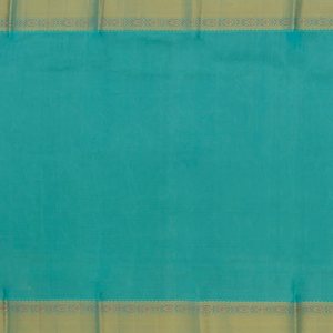 Red Handwoven Kanchipuram Korvai Silk Saree With Floral Motifs-Red