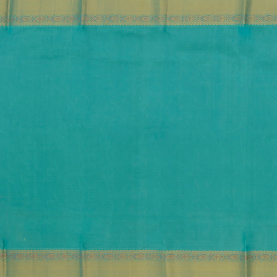 Red Handwoven Kanchipuram Korvai Silk Saree With Floral Motifs-Red