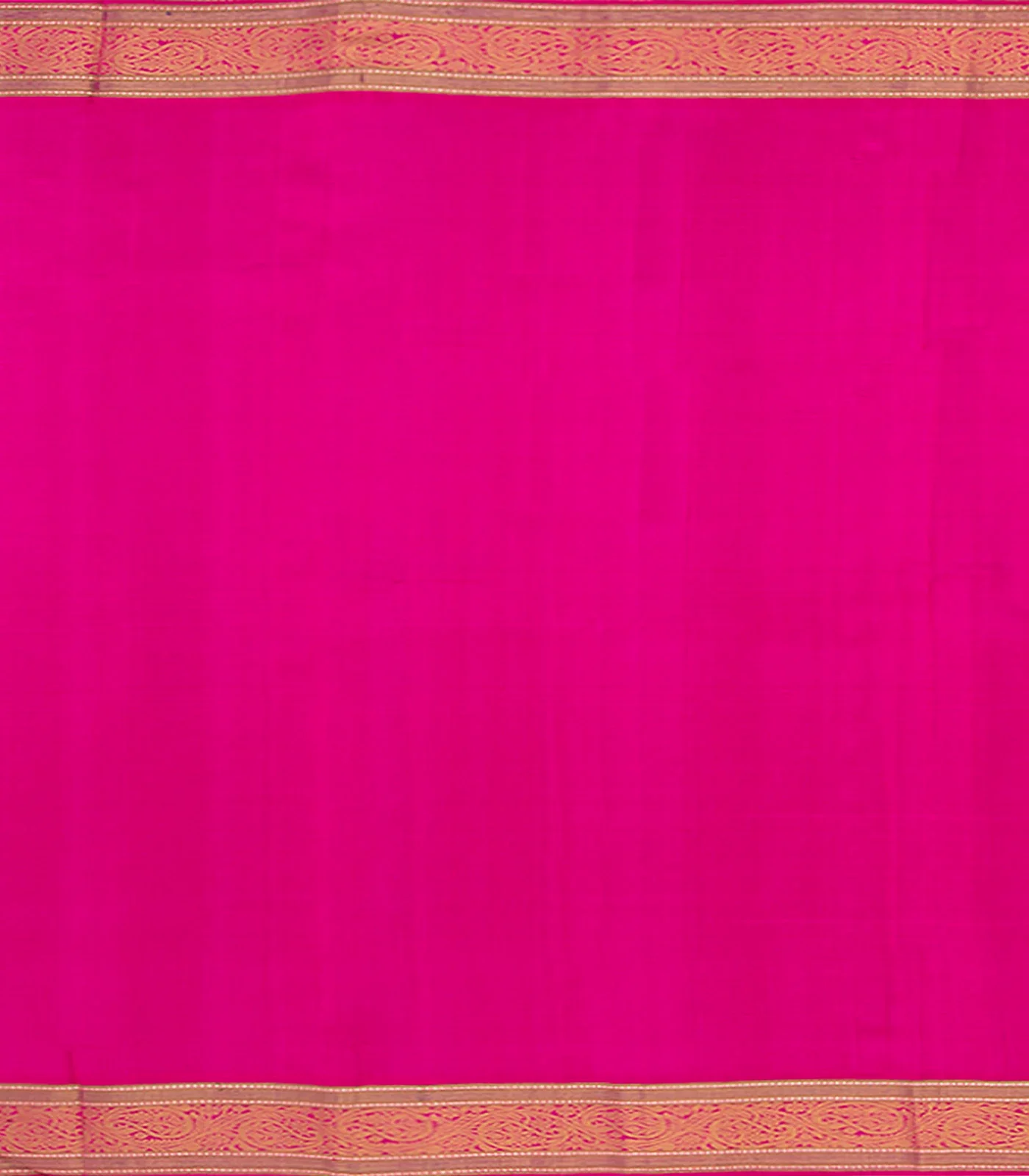 Green Handwoven Kanchipuram Linen Silk Saree With Mango Motifs -Green