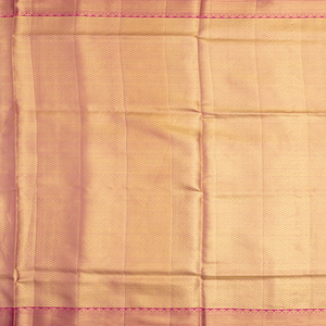 Mint Green Handwoven Kanchipuram Korvai Tissue Silk Saree With Peacock Vine Motifs & Pink Zari Border-Mint Green