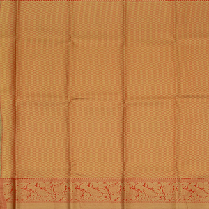 Mint Green Handwoven Kanchipuram Korvai Tissue Silk Saree With Checks & Annam, peacock Motifs in Red Border-Mint Green