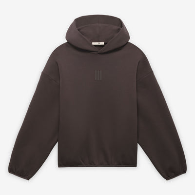 ADIDAS ORIGINALS | FEAR OF GOD ATHLETICS SOLID FLEECE HOODIE { NIGHT BROWN