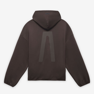 ADIDAS ORIGINALS | FEAR OF GOD ATHLETICS SOLID FLEECE HOODIE { NIGHT BROWN