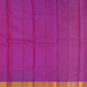 Hot Pink Kanchipuram Handloom Silk Saree With Annam Butta-Hot Pink