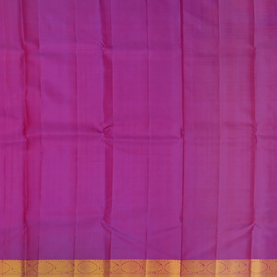 Hot Pink Kanchipuram Handloom Silk Saree With Annam Butta-Hot Pink