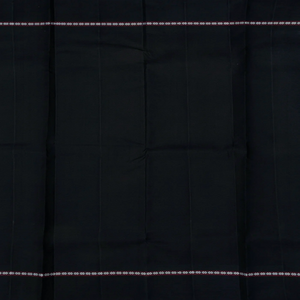 Maroon Handloom Kanchipuram Korvai Silk Saree With Black Border-Maroon