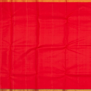 Baby Pink Handloom Kanchipuram Korvai Silk Saree With Beldari Stripes & Ganga Jamuna Border-Baby Pink