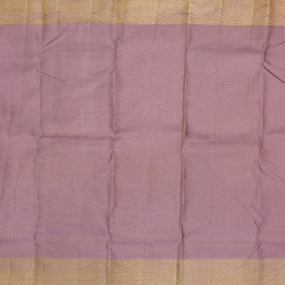 Green Handloom Kanchipuram Silk Saree With Floral Vine Motifs-Green