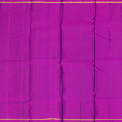 Blue Handloom Kanchipuram Silk Saree With Coin Motifs -Blue