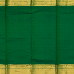 Lavender Handloom Kanchipuram Korvai Silk Saree With Floral Motifs-Lavander