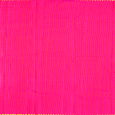Pink Handloom Kanchipuram Silk Saree With Mango Zari Motifs-Pink