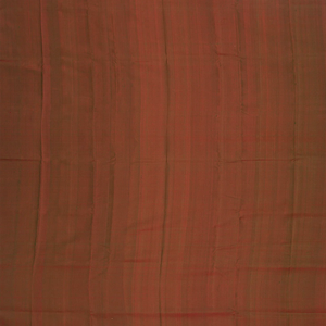 Dark Green Handloom Kanchipuram Silk Saree With Brown Pallu-Dark Green