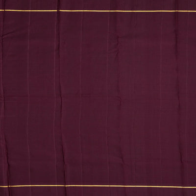 Multi Colour Handloom Kanchipuram Korvai Silk Saree With Checks-Multi colour