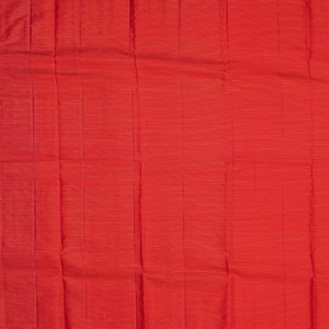 Red Handloom Kanchipuram Vairaoosi Silk Saree With Rudraksham Motifs-Red