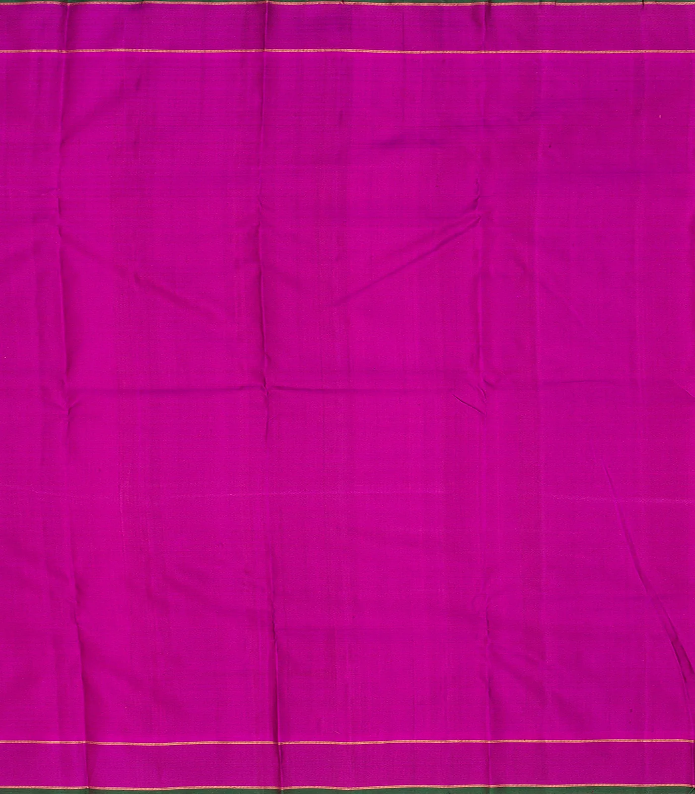 Rust Handloom Kanchipuram Silk Saree With Checks & Annam Buttas-Rust