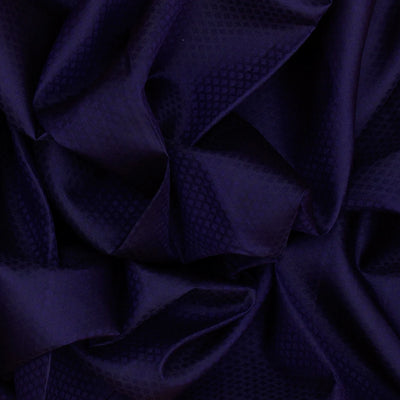 Midnight Blue Handloom Kanchipuram Korvai Silk Saree With Contrast Border-Midnight Blue