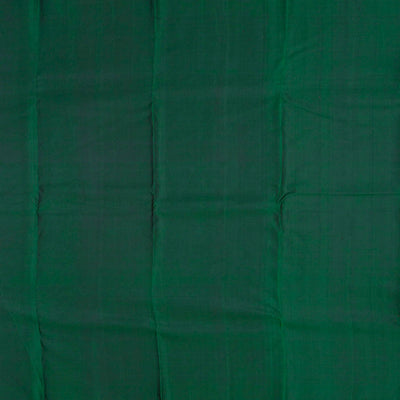 Pink Handloom Kanchipuram Silk Saree With Annam Motif Stripes-Pink