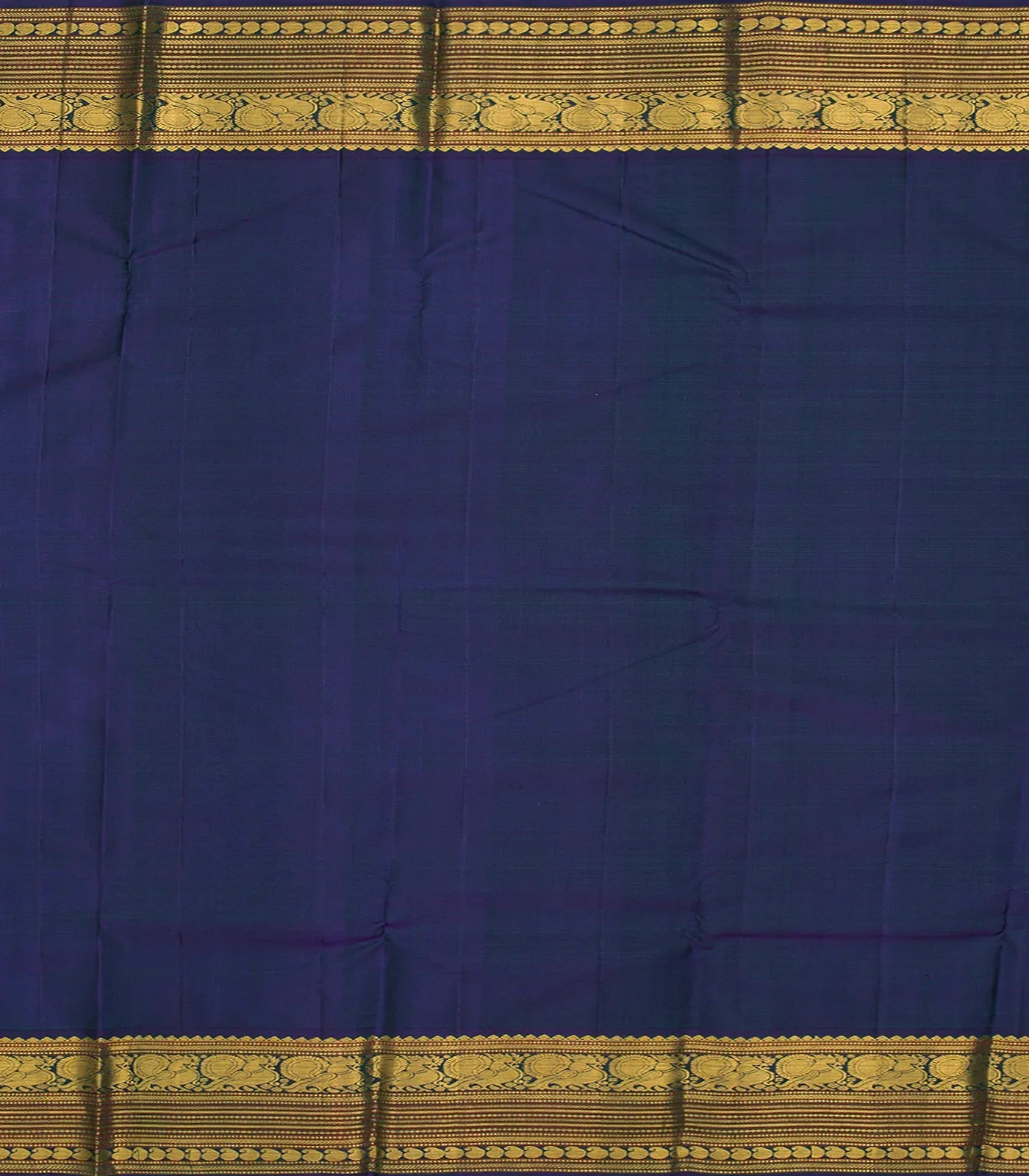 Pink Handloom Kanchipuram Korvai Silk Saree With  Floral Motifs -Pink