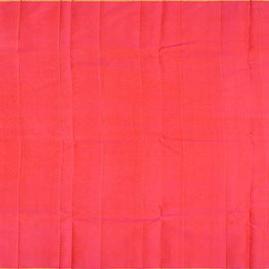 Mustard Handloom Kanchipuram Silk Saree With Diagonal Stripes-Mustard